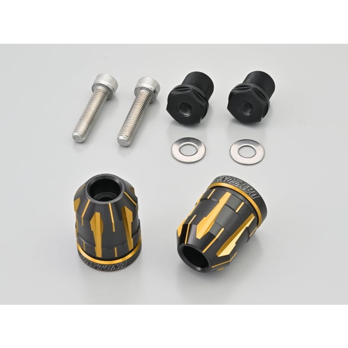 プレミアムゾーン ハンドルバーエンドプラグ TECHNO KAWASAKI車 M17(ゴールド)