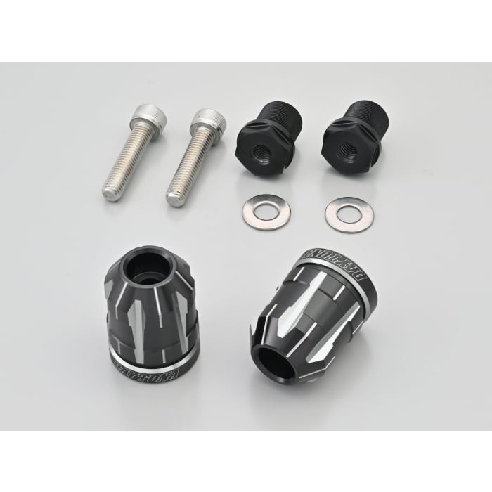 プレミアムゾーン ハンドルバーエンドプラグ TECHNO KAWASAKI車 M17(アッシュシルバー)