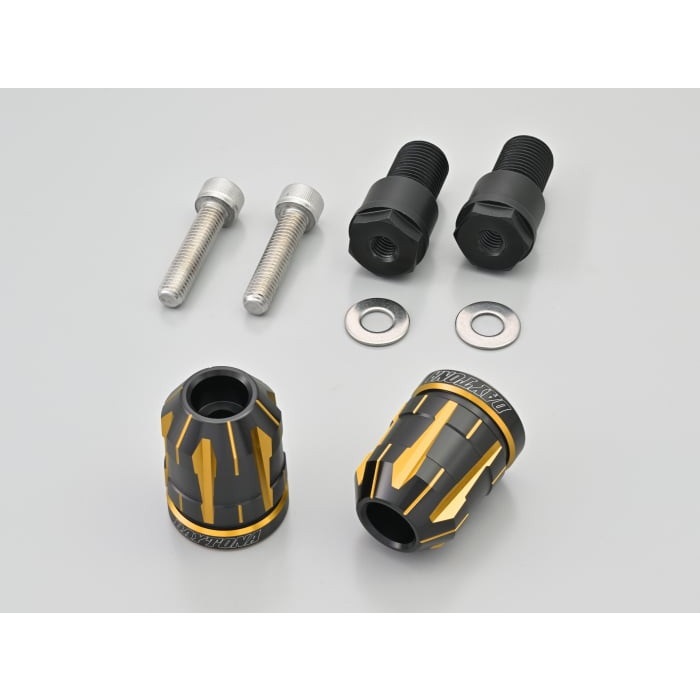 プレミアムゾーン ハンドルバーエンドプラグ TECHNO YAMAHA車 M16(ゴールド)