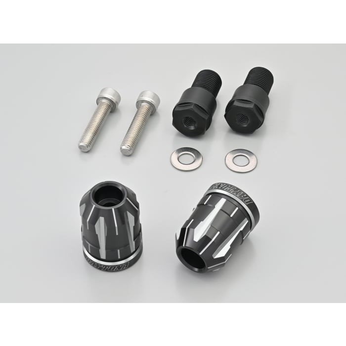 プレミアムゾーン ハンドルバーエンドプラグ TECHNO YAMAHA車 M16(アッシュシルバー)