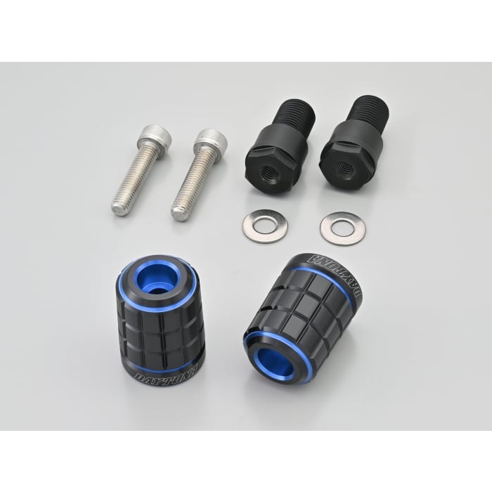 プレミアムゾーン ハンドルバーエンドプラグ BRICK YAMAHA車 M16(ブルー)