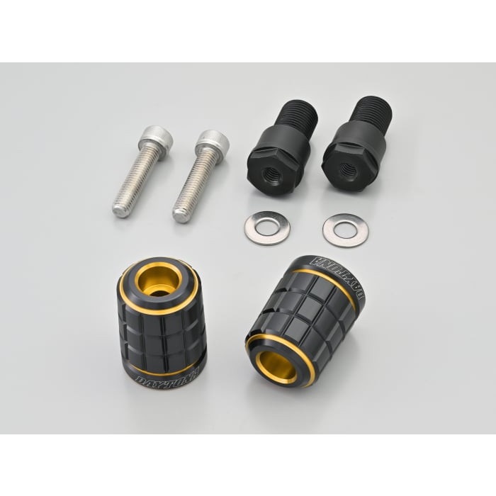 プレミアムゾーン ハンドルバーエンドプラグ BRICK YAMAHA車 M16(ゴールド)