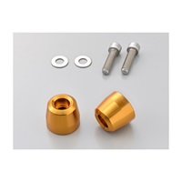 アルミビレットバーエンド 純正ハンドル用 サーフェイス KAWASAKI車 M8タイプ