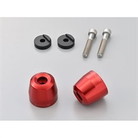 アルミビレットバーエンド 純正ハンドル用 サーフェイス YAMAHA車 M6タイプ