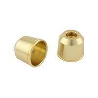 ミドルウェイトバーエンド M8アウター  シャンパン ゴールド2pcs