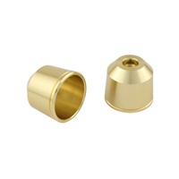 ミドルウェイトバーエンド M6アウター  シャンパン ゴールド2pcs