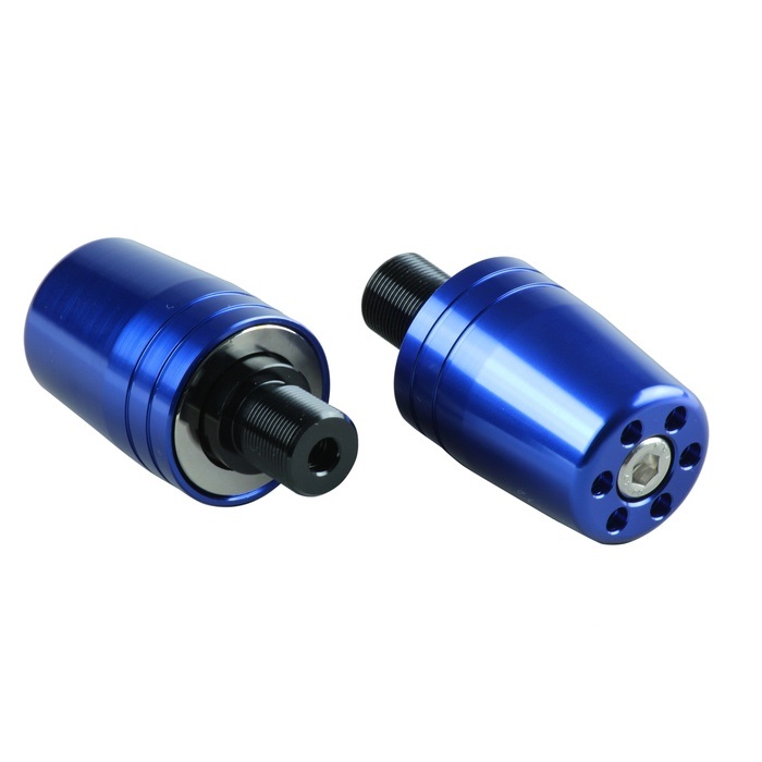 KAWASAKI車用 ウルトラヘビーバーエンド 純正ハンドル用 M17タイプ(ブルー)