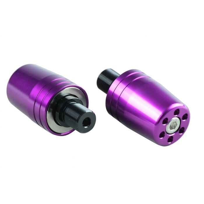 KAWASAKI車用 ウルトラヘビーバーエンド 純正ハンドル用 M17タイプ(ブルーベリー)