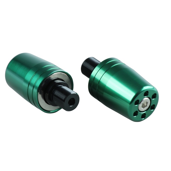 KAWASAKI車用 ウルトラヘビーバーエンド 純正ハンドル用 M17タイプ(ダークグリーン)