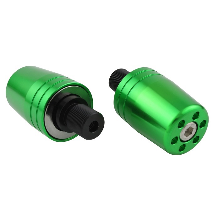 KAWASAKI車用 ウルトラヘビーバーエンド 純正ハンドル用 M17タイプ(ライムグリーン)