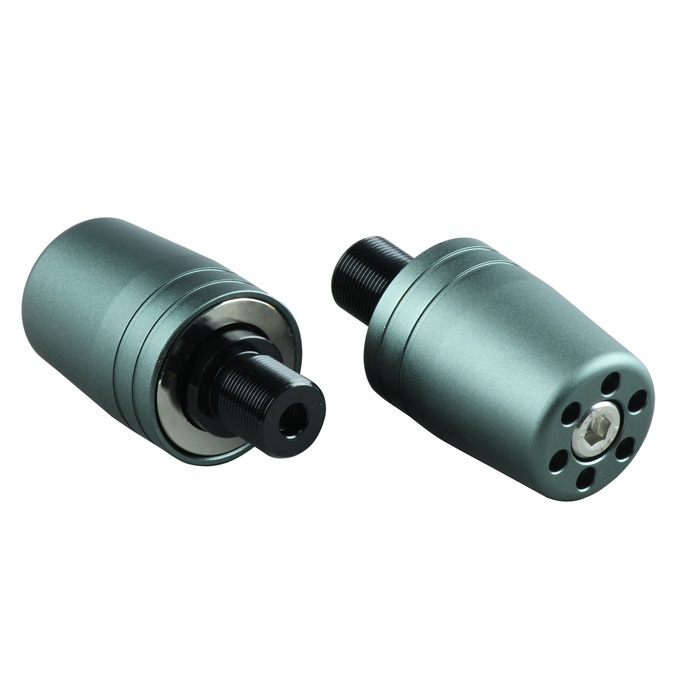 KAWASAKI車用 ウルトラヘビーバーエンド 純正ハンドル用 M17タイプ(マットグレー)