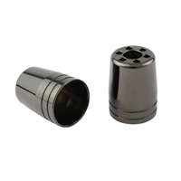 ウルトラヘビーバーエンド M8アウター ブラックメッキ 2pcs
