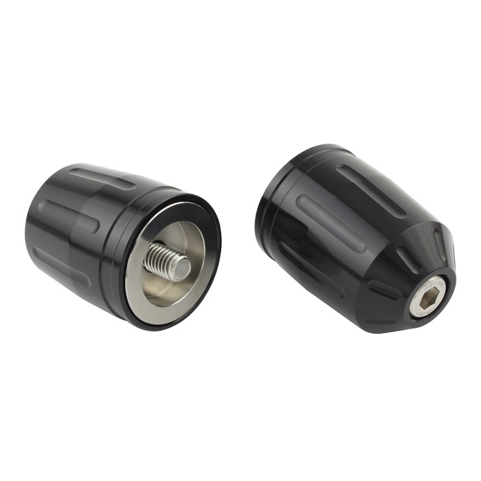 KAWASAKI車用 ウルトラヘビーバーエンドタイプ2 純正ハンドル用 M8タイプ(ブラック)