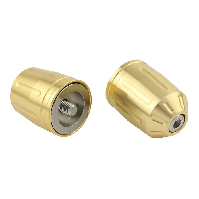 KAWASAKI車用 ウルトラヘビーバーエンドタイプ2 純正ハンドル用 M8タイプ(ｼｬﾝﾊﾟﾝｺﾞｰﾙﾄﾞ)