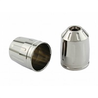 ウルトラヘビーバーエンドT2 M8アウター 2pcs メッキ