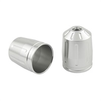 ウルトラヘビーバーエンドT2 M6アウター 2pcs SILVER