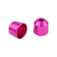POSH ミドルウェイトバーエンド M6アウター ピンク 2pcs