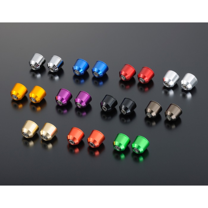 パヌさま専用 KAWASAKI車用 ソリッドバーエンド 純正ハンドルM8タイプ｜バーエンド