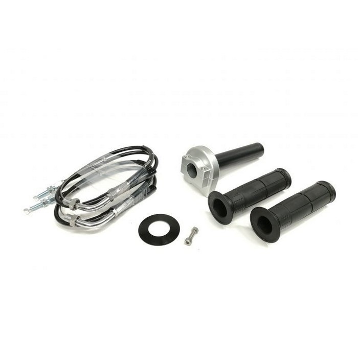 汎用スロットルキット TYPE-1 巻取φ32 [ワイヤー:メッキ金具 700mm](シルバー)