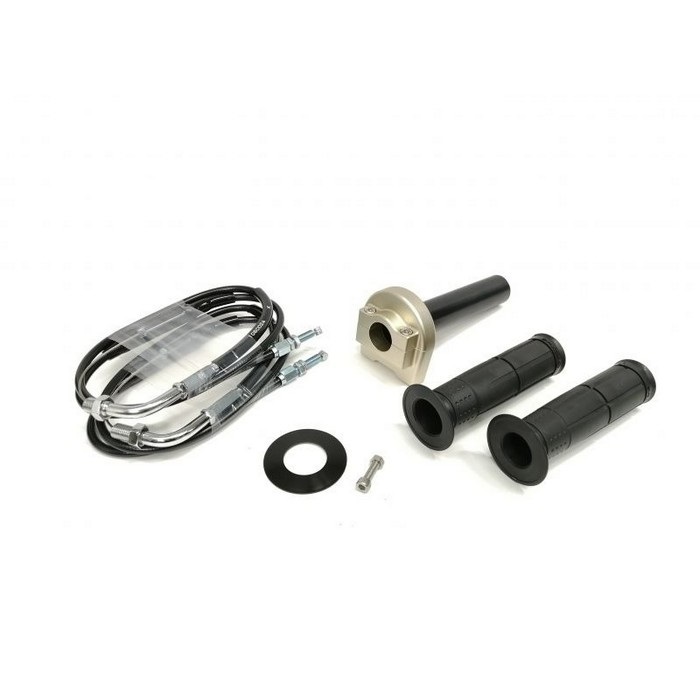 汎用スロットルキット TYPE-1 巻取φ28 [ワイヤー:メッキ金具 900mm](Tゴールド)