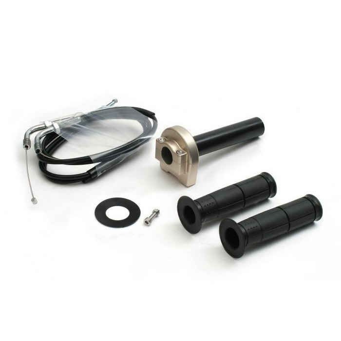 汎用スロットルキット TYPE-1 巻取φ36 [ワイヤー:メッキ金具 900mm](Tゴールド)