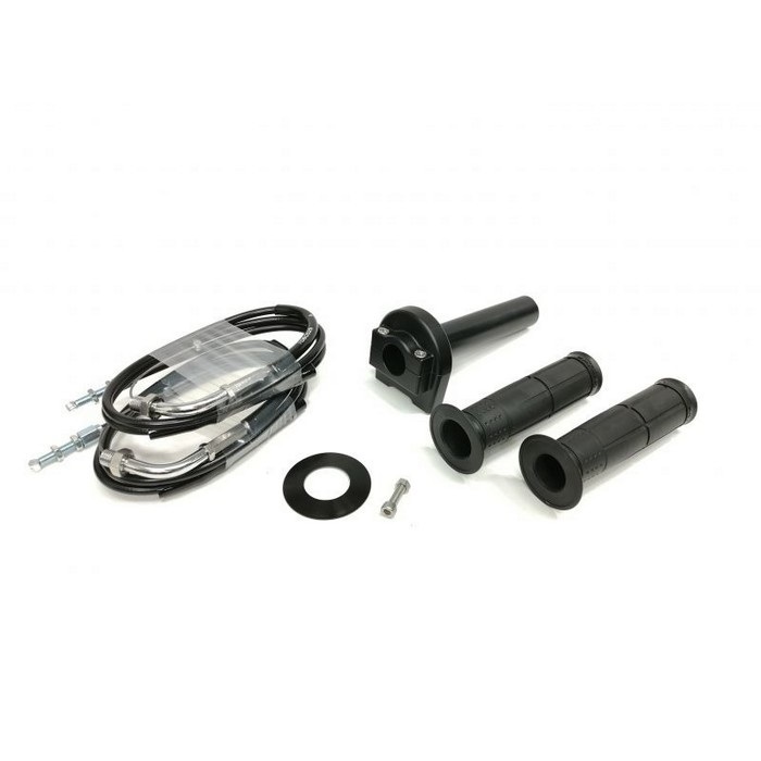 汎用スロットルキット TYPE-1 巻取φ32 [ワイヤー:メッキ金具 1050mm](ブラック)