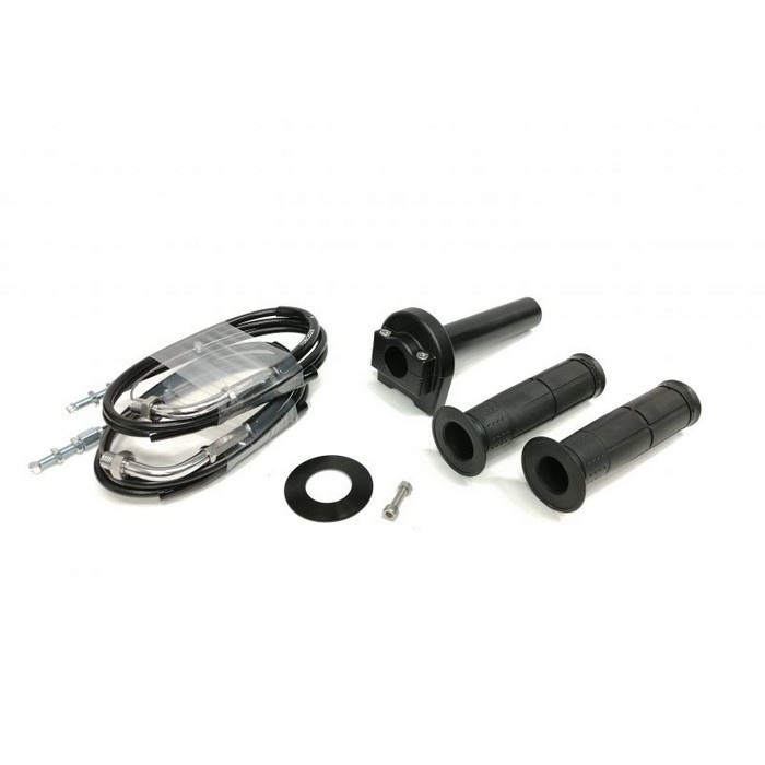 汎用スロットルキット TYPE-1 巻取φ40 [ワイヤー:メッキ金具 1050mm](ブラック)