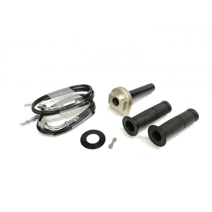 汎用スロットルキット TYPE-1 巻取φ40 [ワイヤー:メッキ金具 1050mm](Tゴールド)