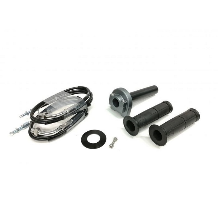 汎用スロットルキット TYPE-1 巻取φ40 [ワイヤー:メッキ金具 1050mm](ガンメタリック)