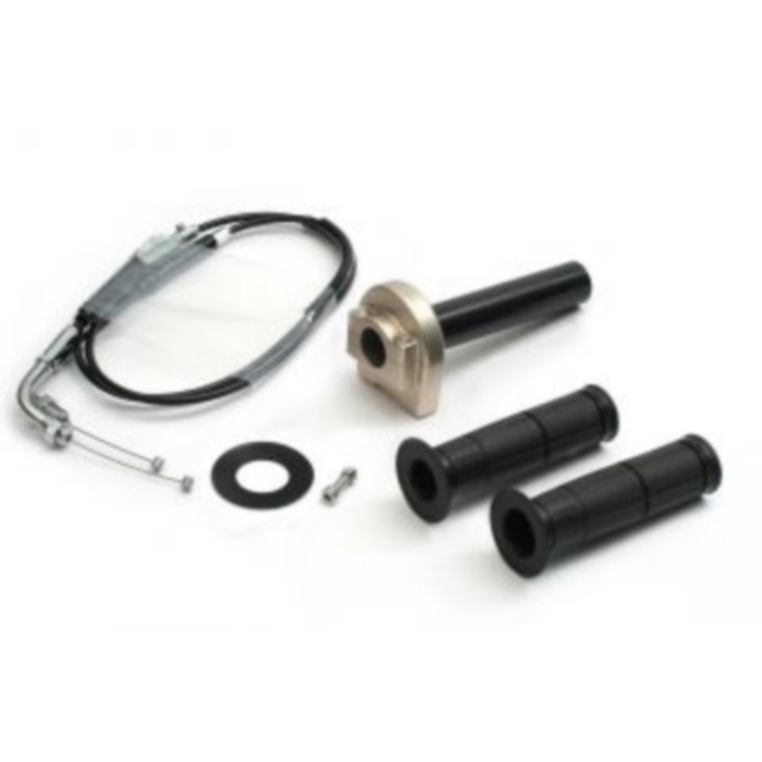 スロットルキット TYPE-1 シルバー 巻取φ44 [メッキ金具] CBR600RR 05-16(Tゴールド)