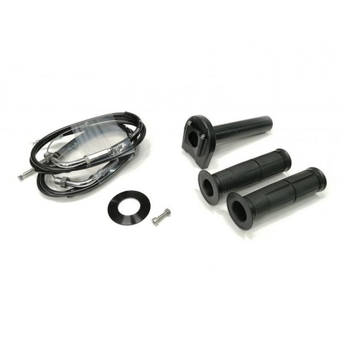 汎用スロットルキット TYPE-3 巻取φ28 [ワイヤー:メッキ金具 1050mm](ブラック)
