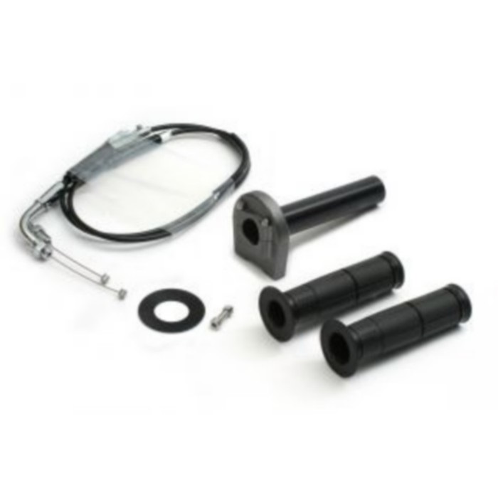 スロットルキット TYPE-3 巻取φ28 [メッキ金具] V-MAX(ガンメタ)