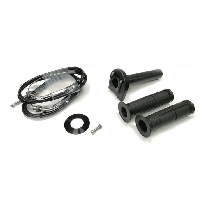 汎用スロットルキット TYPE-3 巻取φ36 [ワイヤー:メッキ金具 1050mm](ブラック)