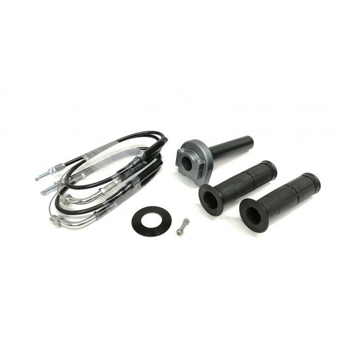 汎用スロットルキット TYPE-1 巻取φ36 [ワイヤー:メッキ金具 800mm](ガンメタリック)