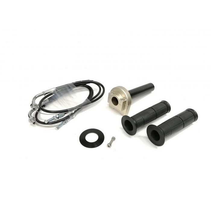 汎用スロットルキット TYPE-1 巻取φ40 [ワイヤー:メッキ金具 800mm](Tゴールド)
