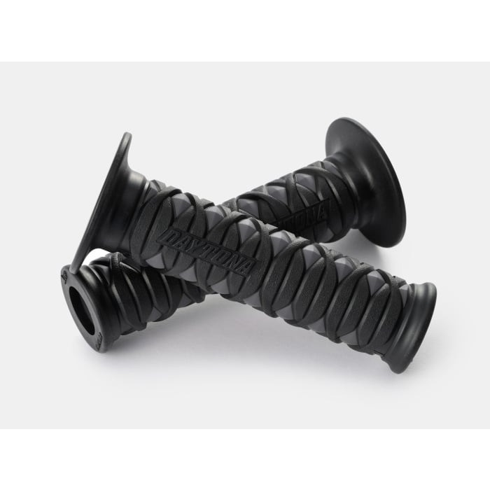 GRIPPY GRIP GG-D-KATANA（全長125mm）Ф22.2ハンドル用 貫通グリップ 汎用(ブラック×グレー)