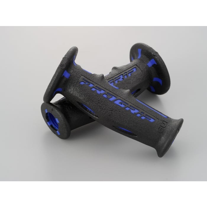 耐振GELシリーズ #601（全長120mm）貫通グリップ 汎用(ブラック/ブルー)