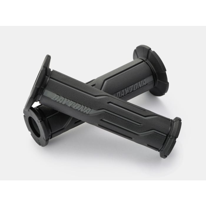 GRIPPY GRIP GG-D-LINE（125mm）Ф22.2ハンドル用 貫通グリップ 汎用(ブラック×グレー)