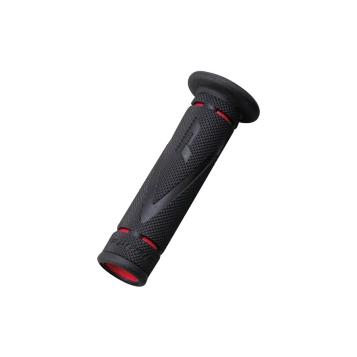 ハードGELシリーズ #838 OE-RA RACE（全長122mm）貫通グリップ 汎用(ブラック/レッド)