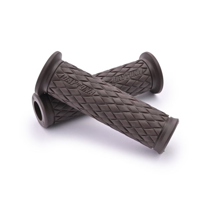 GRIPPY GRIP GG-D-KNIT（全長122mm）Ф22.2ハンドル用 貫通グリップ 汎用(ブラウン)