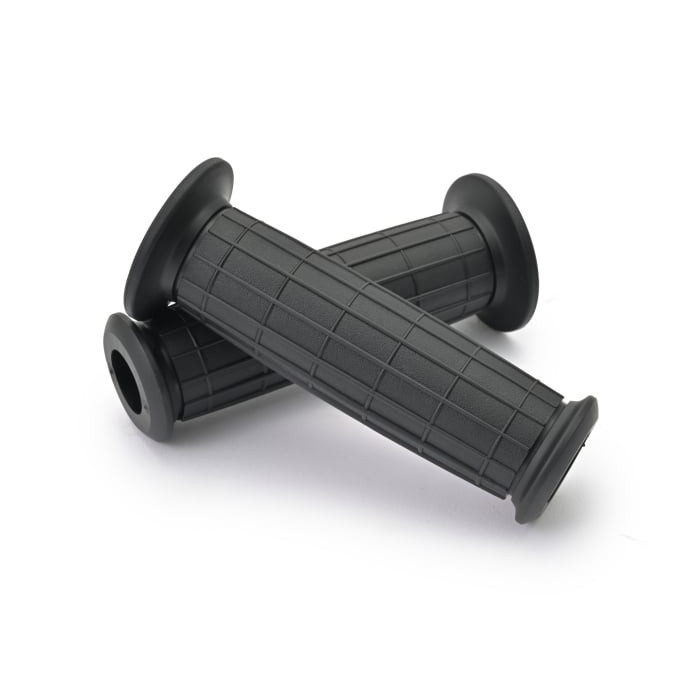 GRIPPY GRIP GG-D-VINTAGE（全長122mm）Ф22.2ハンドル用 貫通グリップ 汎用(ブラック)