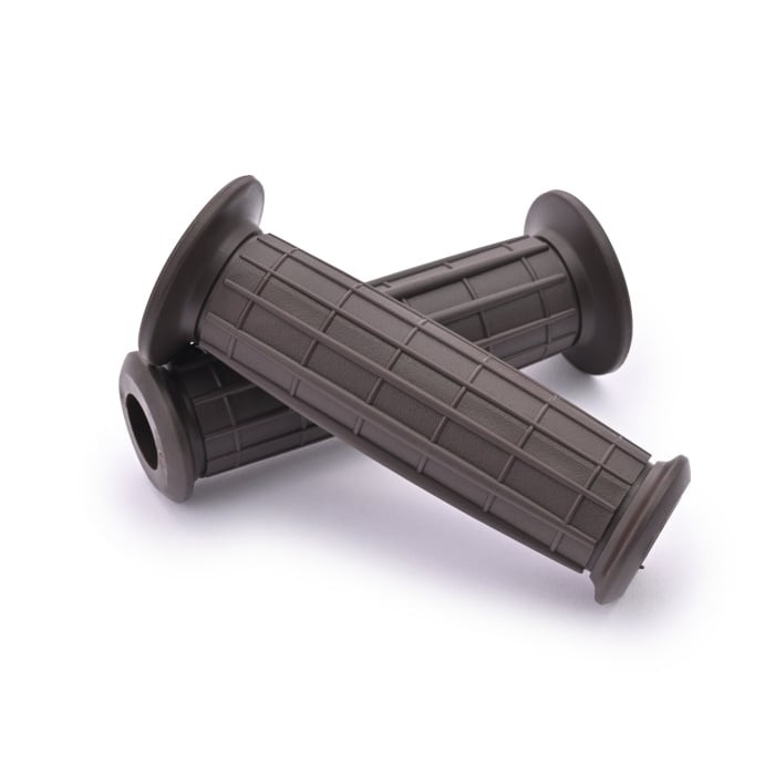 GRIPPY GRIP GG-D-VINTAGE（全長122mm）Ф22.2ハンドル用 貫通グリップ 汎用(ブラウン)