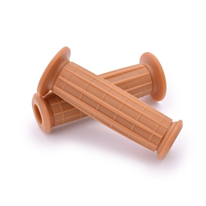 GRIPPY GRIP GG-D-VINTAGE（全長122mm）Ф22.2ハンドル用 貫通グリップ 汎用(生ゴム色)