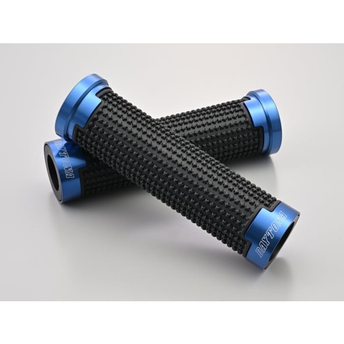 GRIPPY GRIP GG-D-AL-CROSS（全長125mm）Ф22.2ハンドル用 貫通グリップ 汎用(ブルー)