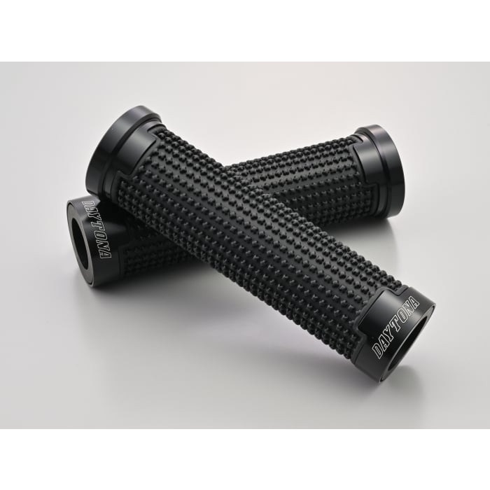 GRIPPY GRIP GG-D-AL-CROSS（全長125mm）Ф22.2ハンドル用 貫通グリップ 汎用(ブラック)