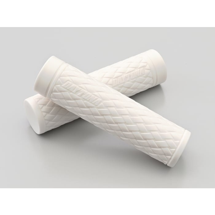 GRIPPY GRIP GG-D-KNIT（全長127mm）Ф25.4ハンドル用 非貫通グリップ 汎用(ホワイト)