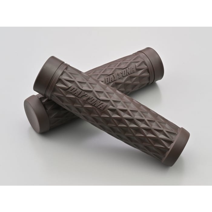 GRIPPY GRIP GG-D-GRID（全長127mm）Ф25.4ハンドル用 非貫通グリップ 汎用(ブラウン)