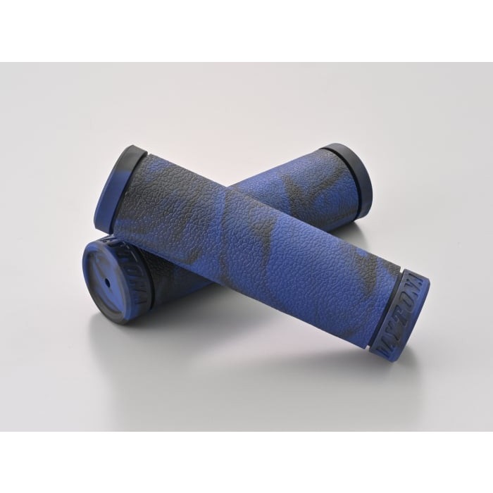 GRIPPY GRIP GG-D-MARBLE（全長125mm）Ф25.4ハンドル用 非貫通グリップ 汎用(ブラック×ブルー)
