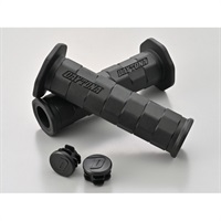 GRIPPY GRIP GG-D-Lite OCTAGON（全長120mm ) Φ22.2ハンドル用 エンド貫通 エンドキャップ付属 ブラック