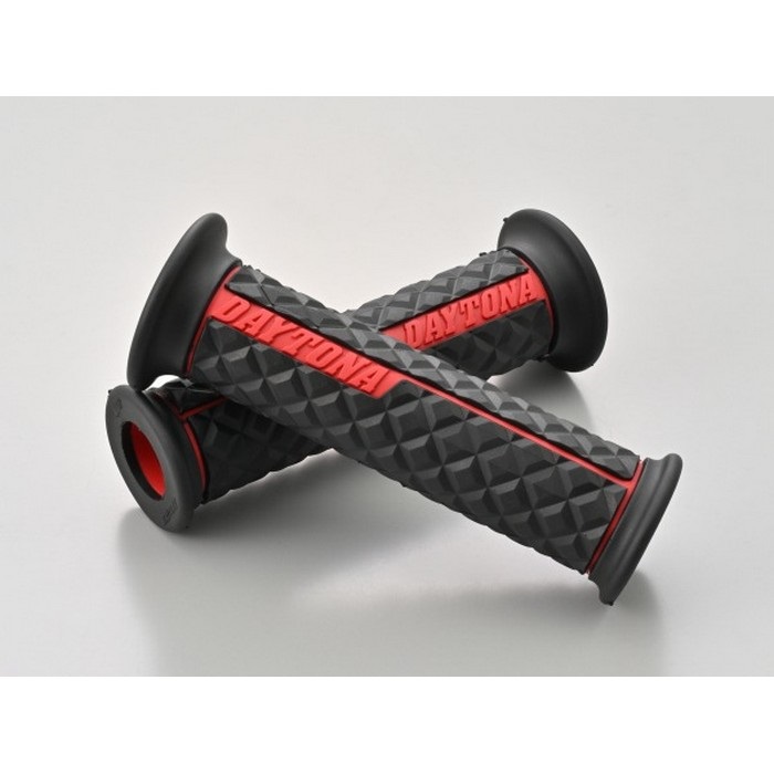 GRIPPY GRIP GG-D-Lite SLASH（全長120mm） Φ22.2ハンドル用 エンド貫通(ブラック×グレー)